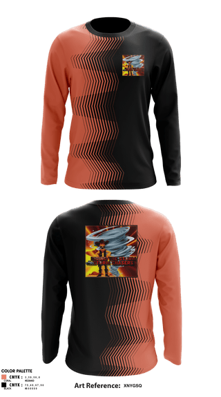 Long Sleeve Performance Shirt, Ride The Storm Storm Chasers, , Teamtime, Team time, sublimation, custom sports apparel, team uniforms, spirit wear, spiritwear, sports uniforms, custom shirts, team store, custom team store, fundraiser sports, apparel fundraiser