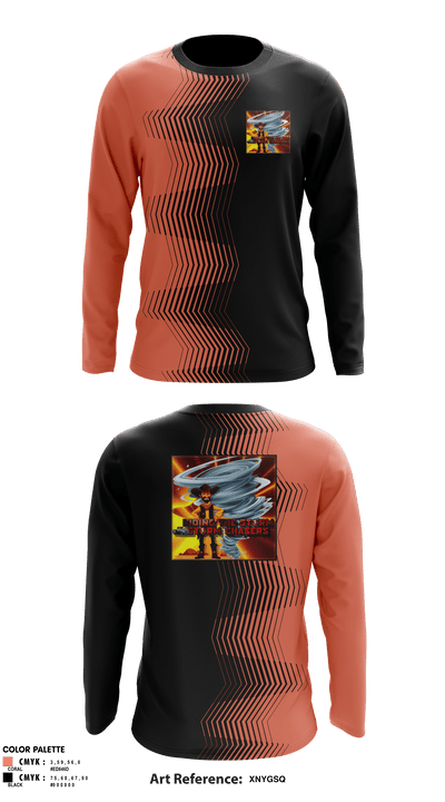 Ride The Storm Storm Chasers 5853533 Long Sleeve Performance Shirt - 1