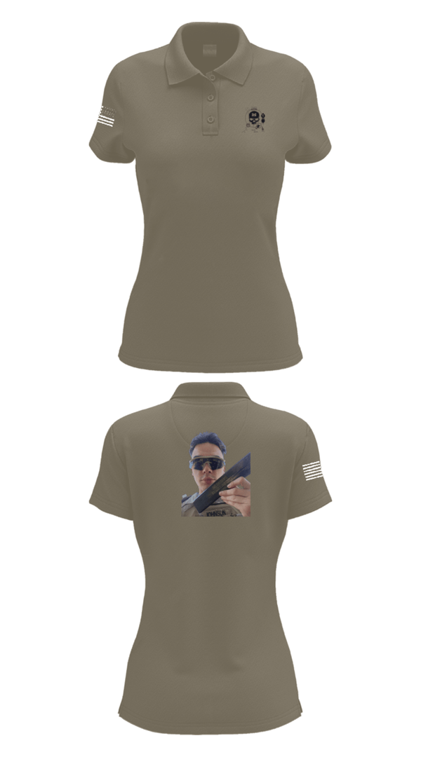 Women's Short Sleeve Performance Polo, 374TH CECI, Army, Teamtime, Team time, sublimation, custom sports apparel, team uniforms, spirit wear, spiritwear, sports uniforms, custom shirts, team store, custom team store, fundraiser sports, apparel fundraiser