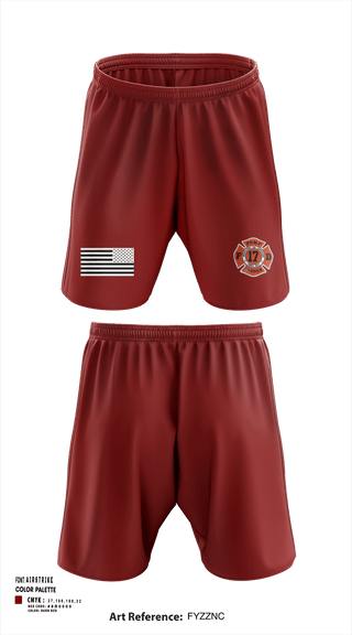 Athletic Shorts With Pockets, Station 17, Fire Department, Teamtime, Team time, sublimation, custom sports apparel, team uniforms, spirit wear, spiritwear, sports uniforms, custom shirts, team store, custom team store, fundraiser sports, apparel fundraiser