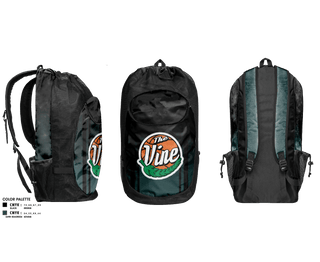 Gear Bag, Vine, Men's Basketball, Teamtime, Team time, sublimation, custom sports apparel, team uniforms, spirit wear, spiritwear, sports uniforms, custom shirts, team store, custom team store, fundraiser sports, apparel fundraiser