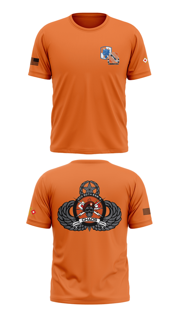 Old School Cotton Feel Shirt, 50th ESB-E, C. Co., Army, Teamtime, Team time, sublimation, custom sports apparel, team uniforms, spirit wear, spiritwear, sports uniforms, custom shirts, team store, custom team store, fundraiser sports, apparel fundraiser