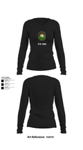 4th EMS 74214049 Women's Long Sleeve V-neck Shirt - 22