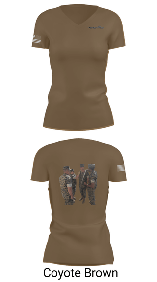Women's Short Sleeve Vneck Shirt, 11Th MAR REG, Marines, Teamtime, Team time, sublimation, custom sports apparel, team uniforms, spirit wear, spiritwear, sports uniforms, custom shirts, team store, custom team store, fundraiser sports, apparel fundraiser