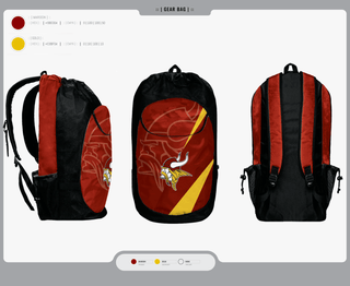 Gear Bag, Mission Valley Senior High School Volleyball, Women's Volleyball, Teamtime, Team time, sublimation, custom sports apparel, team uniforms, spirit wear, spiritwear, sports uniforms, custom shirts, team store, custom team store, fundraiser sports, apparel fundraiser