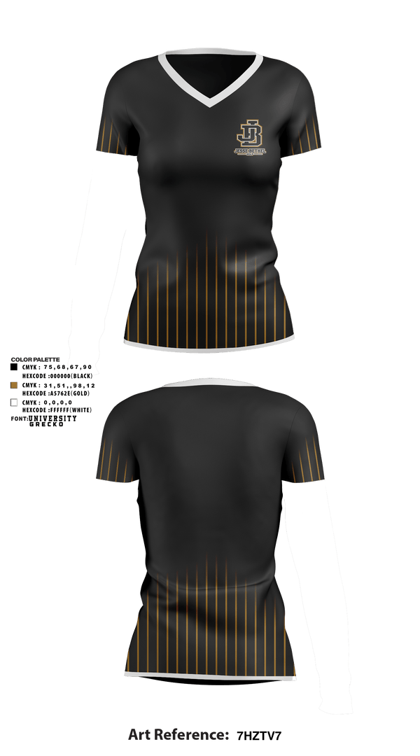 Women's Short Sleeve Vneck Shirt, Jesse Bethel High School Golf, Golf, Teamtime, Team time, sublimation, custom sports apparel, team uniforms, spirit wear, spiritwear, sports uniforms, custom shirts, team store, custom team store, fundraiser sports, apparel fundraiser