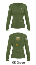383rd MCT 82262755 Women's Long Sleeve V-neck Shirt - 57