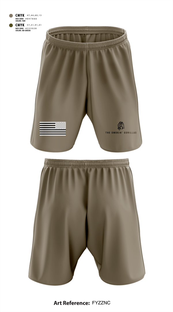 Athletic Shorts With Pockets, The Smokin' Gorillas, Space Force, Teamtime, Team time, sublimation, custom sports apparel, team uniforms, spirit wear, spiritwear, sports uniforms, custom shirts, team store, custom team store, fundraiser sports, apparel fundraiser