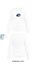 Shorter University Athletics Volleyball 76838307 Women's Long Sleeve V-neck Shirt - 15