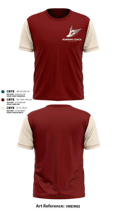 Flores Running Club 14680284 Short Sleeve Performance Shirt - 3