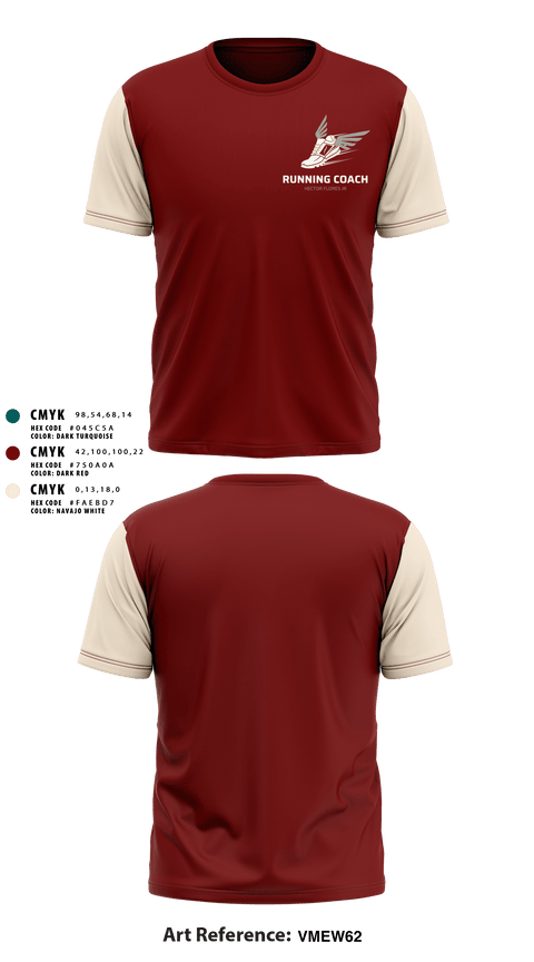 Short Sleeve Performance Shirt, Flores Running Club, Track & Field, Teamtime, Team time, sublimation, custom sports apparel, team uniforms, spirit wear, spiritwear, sports uniforms, custom shirts, team store, custom team store, fundraiser sports, apparel fundraiser