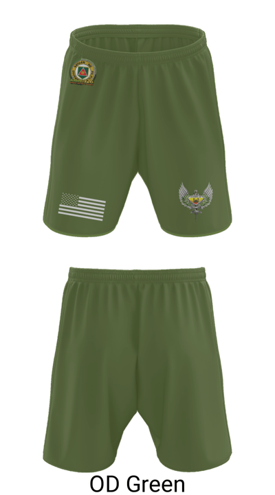 51st Combat Engineers 81487377 Athletic Shorts With Pockets - 49