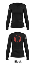 Red Warriors 36631252 Women's Long Sleeve V-neck Shirt - 37