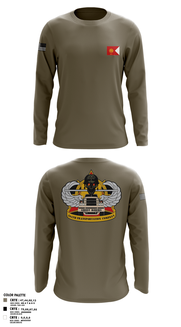 Long Sleeve Performance Shirt, 594th transportation, Army, Teamtime, Team time, sublimation, custom sports apparel, team uniforms, spirit wear, spiritwear, sports uniforms, custom shirts, team store, custom team store, fundraiser sports, apparel fundraiser
