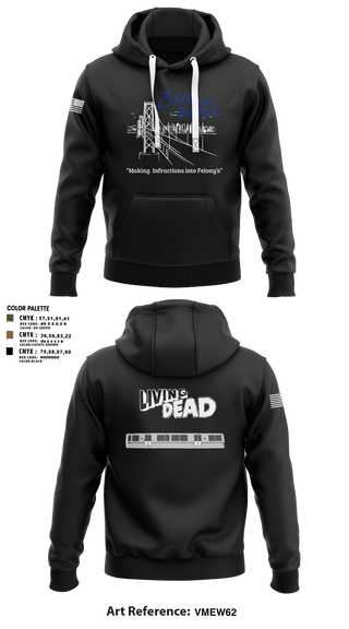 Hoodie, Inversed CrewBART PD Fugitive Task Force, Police, Teamtime, Team time, sublimation, custom sports apparel, team uniforms, spirit wear, spiritwear, sports uniforms, custom shirts, team store, custom team store, fundraiser sports, apparel fundraiser
