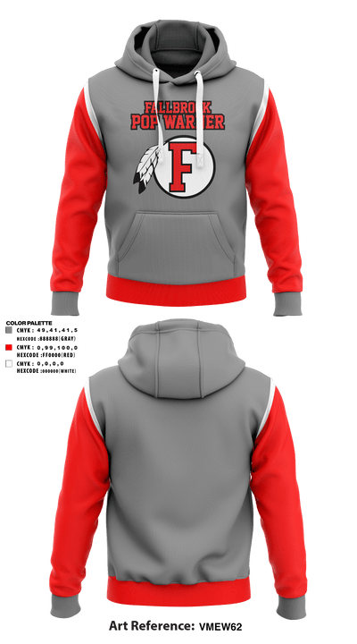 Fallbrook Pop Warner Football League 2743978 Hoodie - 1