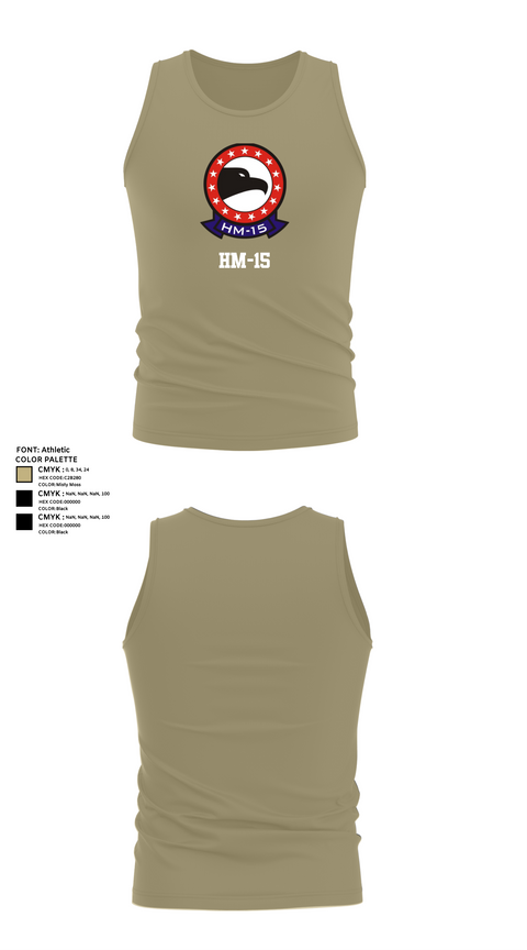 Tank Top, HM-15, Navy, Teamtime, Team time, sublimation, custom sports apparel, team uniforms, spirit wear, spiritwear, sports uniforms, custom shirts, team store, custom team store, fundraiser sports, apparel fundraiser