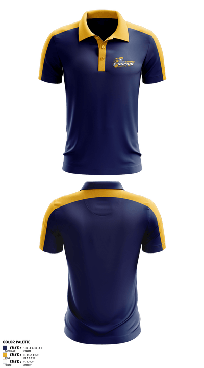 East Grand Rapids High School Water Polo 80527582 Short Sleeve Performance Polo - 2