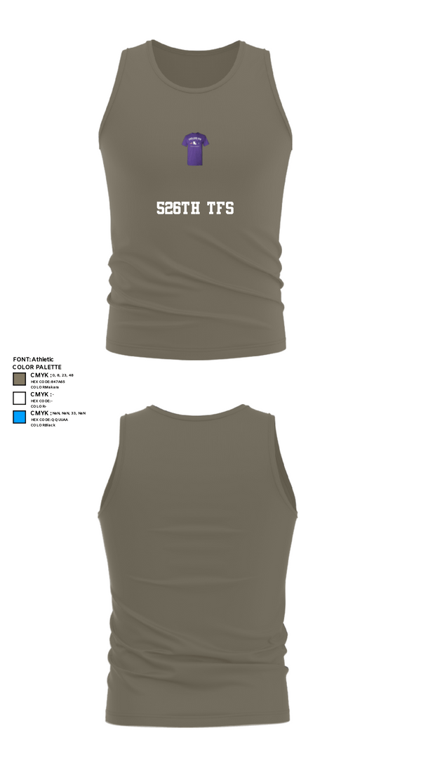 Tank Top, 526th TFS, , Teamtime, Team time, sublimation, custom sports apparel, team uniforms, spirit wear, spiritwear, sports uniforms, custom shirts, team store, custom team store, fundraiser sports, apparel fundraiser