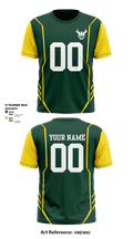 New Milford Bulls Football And Cheerleading 19489077 Short Sleeve Performance Shirt - 3