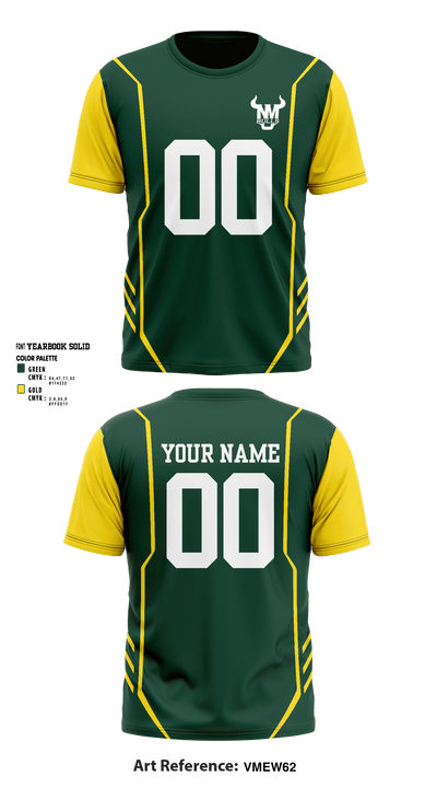 New Milford Bulls Football And Cheerleading 19489077 Short Sleeve Performance Shirt - 3