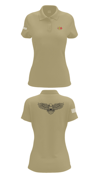 Women's Short Sleeve Performance Polo, USASA BELVOIR, Army, Teamtime, Team time, sublimation, custom sports apparel, team uniforms, spirit wear, spiritwear, sports uniforms, custom shirts, team store, custom team store, fundraiser sports, apparel fundraiser