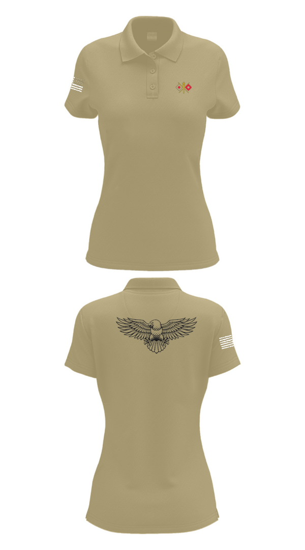 Women's Short Sleeve Performance Polo, USASA BELVOIR, Army, Teamtime, Team time, sublimation, custom sports apparel, team uniforms, spirit wear, spiritwear, sports uniforms, custom shirts, team store, custom team store, fundraiser sports, apparel fundraiser