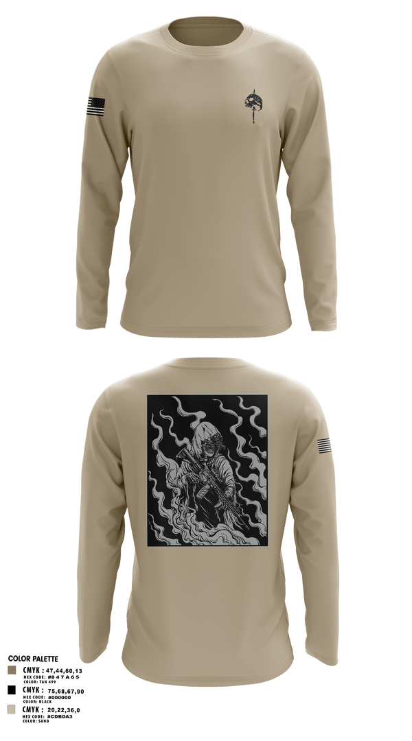 Long Sleeve Performance Shirt, The Tac Shack, Police, Teamtime, Team time, sublimation, custom sports apparel, team uniforms, spirit wear, spiritwear, sports uniforms, custom shirts, team store, custom team store, fundraiser sports, apparel fundraiser