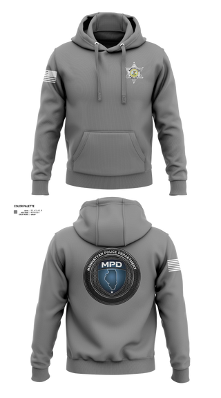 Hoodie, Manhattan Police Department, , Teamtime, Team time, sublimation, custom sports apparel, team uniforms, spirit wear, spiritwear, sports uniforms, custom shirts, team store, custom team store, fundraiser sports, apparel fundraiser