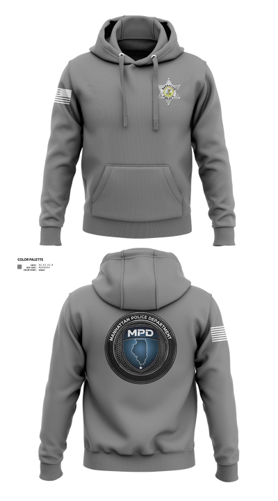 Manhattan Police Department 25505954 Hoodie - 141