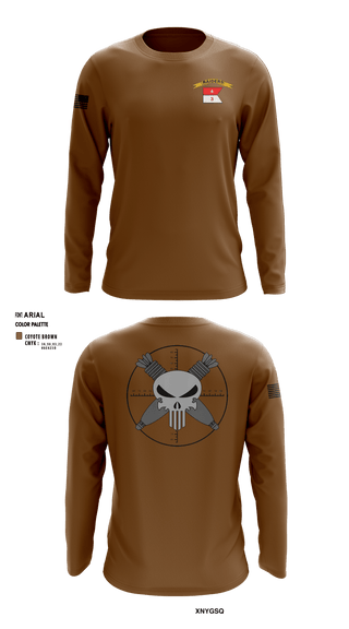 Long Sleeve Performance Shirt, BASHER PLATOON3-4 CAV 25th ID, Army, Teamtime, Team time, sublimation, custom sports apparel, team uniforms, spirit wear, spiritwear, sports uniforms, custom shirts, team store, custom team store, fundraiser sports, apparel fundraiser