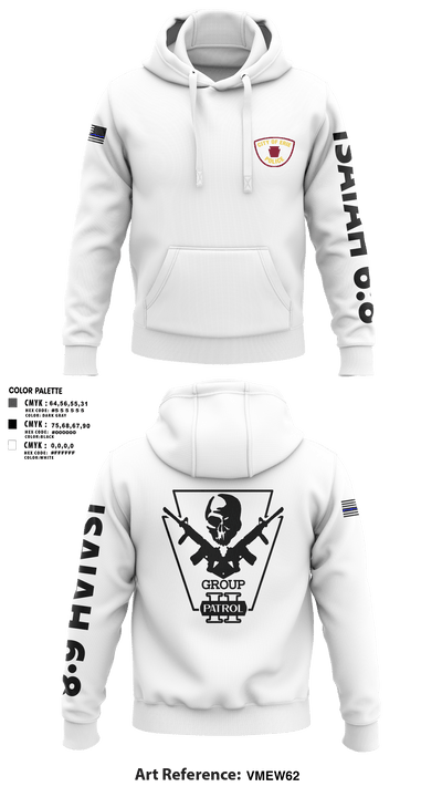 Erie police department 42261710 Hoodie - 3