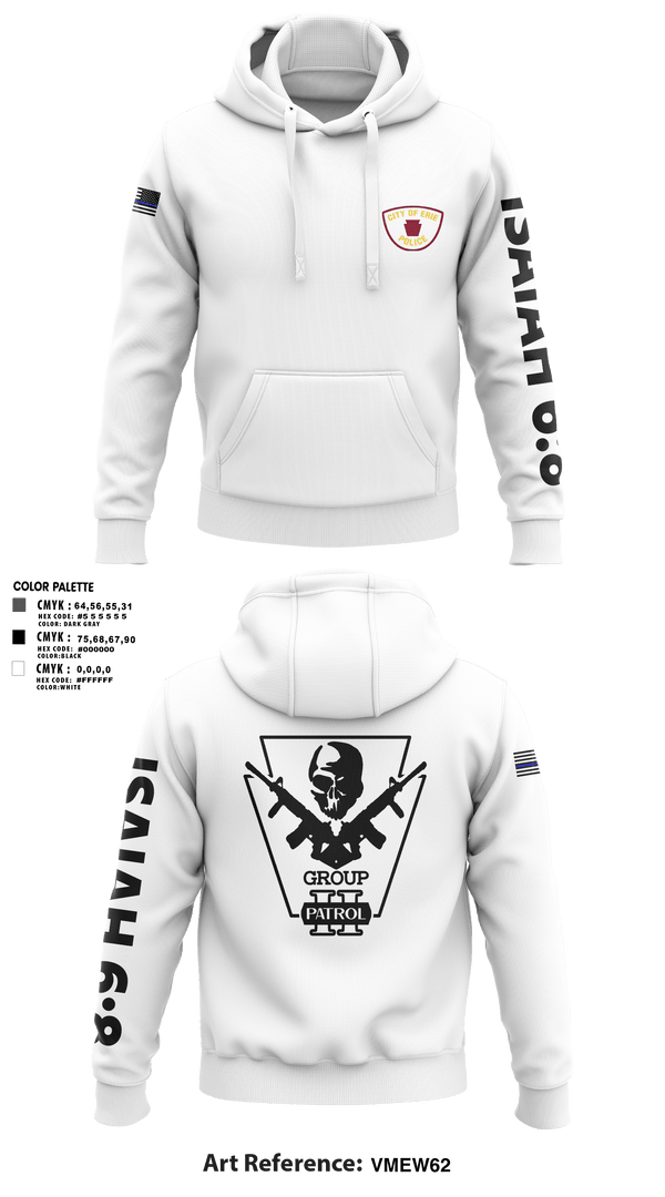 Hoodie, Erie police department, Police, Teamtime, Team time, sublimation, custom sports apparel, team uniforms, spirit wear, spiritwear, sports uniforms, custom shirts, team store, custom team store, fundraiser sports, apparel fundraiser