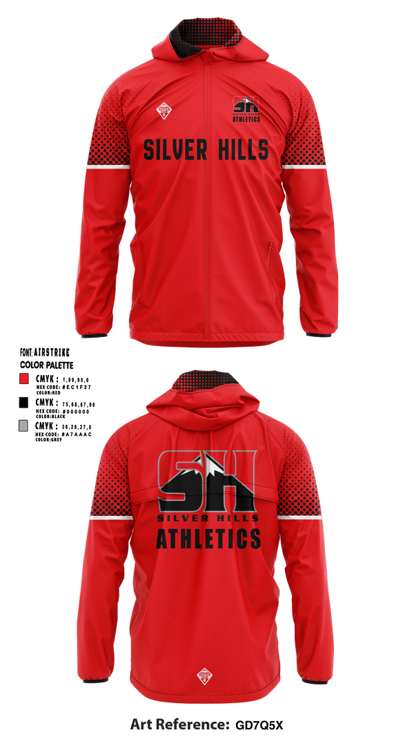 Windbreaker, Silver Hills MS, , Teamtime, Team time, sublimation, custom sports apparel, team uniforms, spirit wear, spiritwear, sports uniforms, custom shirts, team store, custom team store, fundraiser sports, apparel fundraiser