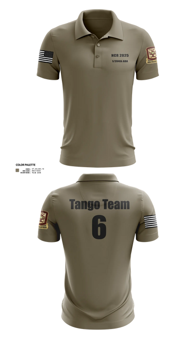 1/204th ADA 3113365 Short Sleeve Performance Polo - 23