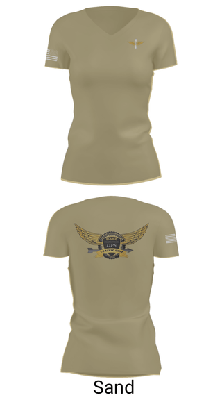 Women's Short Sleeve Vneck Shirt, Investigator, Army, Teamtime, Team time, sublimation, custom sports apparel, team uniforms, spirit wear, spiritwear, sports uniforms, custom shirts, team store, custom team store, fundraiser sports, apparel fundraiser