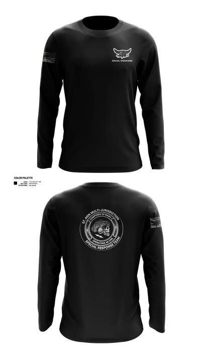 St. Ann SRT 47217904 Long Sleeve Performance Shirt 100