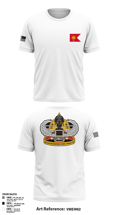 594th transportation 57328384 Old School Cotton Feel Shirt - 2