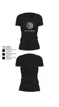 1st Det. Royal Lao Airborne 88518562 Women's Short Sleeve V-neck Shirt - 24