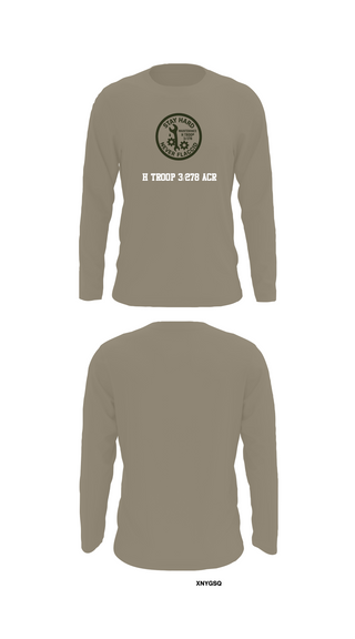 Long Sleeve Performance Shirt, H Troop 3/278 ACR, , Teamtime, Team time, sublimation, custom sports apparel, team uniforms, spirit wear, spiritwear, sports uniforms, custom shirts, team store, custom team store, fundraiser sports, apparel fundraiser