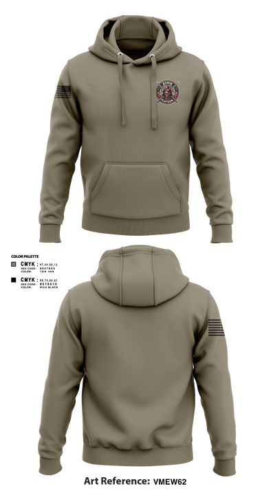 4/3 Cavalry Regiment 53713701 Hoodie - 2