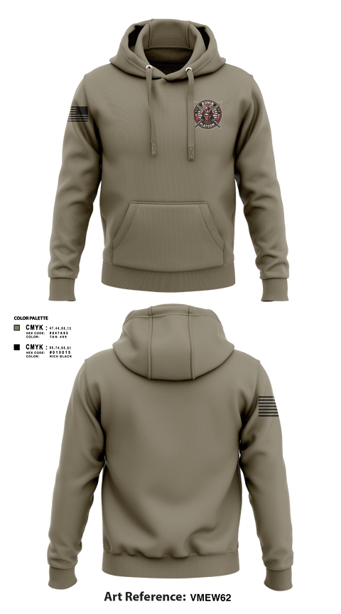 Hoodie, 4/3 Cavalry Regiment, Army, Teamtime, Team time, sublimation, custom sports apparel, team uniforms, spirit wear, spiritwear, sports uniforms, custom shirts, team store, custom team store, fundraiser sports, apparel fundraiser
