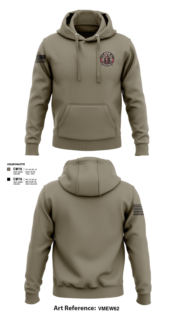 Hoodie, 4/3 Cavalry Regiment, Army, Teamtime, Team time, sublimation, custom sports apparel, team uniforms, spirit wear, spiritwear, sports uniforms, custom shirts, team store, custom team store, fundraiser sports, apparel fundraiser