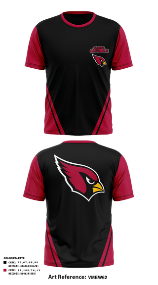 Short Sleeve Performance Shirt, plainfield cardinals, Track & Field, Teamtime, Team time, sublimation, custom sports apparel, team uniforms, spirit wear, spiritwear, sports uniforms, custom shirts, team store, custom team store, fundraiser sports, apparel fundraiser