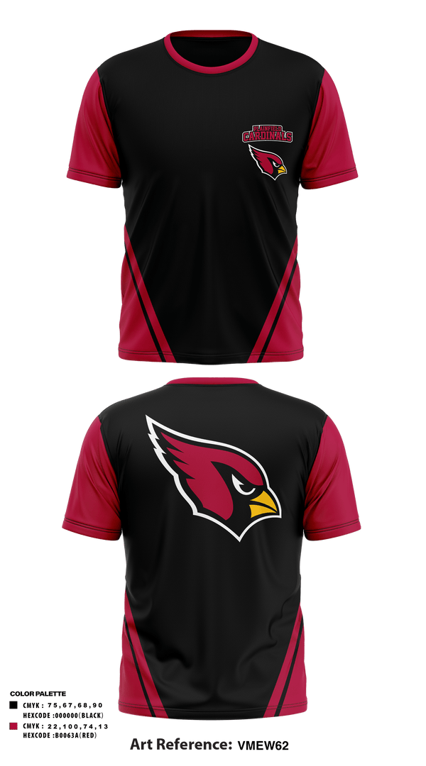 Short Sleeve Performance Shirt, plainfield cardinals, Track & Field, Teamtime, Team time, sublimation, custom sports apparel, team uniforms, spirit wear, spiritwear, sports uniforms, custom shirts, team store, custom team store, fundraiser sports, apparel fundraiser