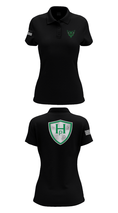 Highland Prep West Volleyball 62361985 Women's Short Sleeve Performance Polo  - 36