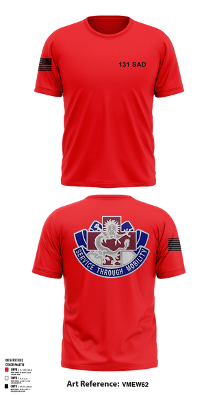 Short Sleeve Performance Shirt, 131 SAD, Army, Teamtime, Team time, sublimation, custom sports apparel, team uniforms, spirit wear, spiritwear, sports uniforms, custom shirts, team store, custom team store, fundraiser sports, apparel fundraiser