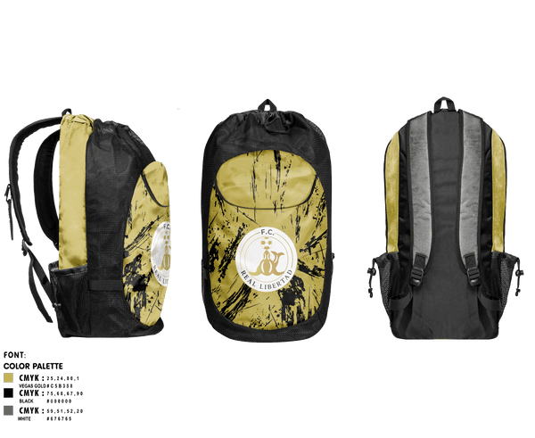 Gear Bag, REAL LIBERTAD FC, Men's Soccer, Teamtime, Team time, sublimation, custom sports apparel, team uniforms, spirit wear, spiritwear, sports uniforms, custom shirts, team store, custom team store, fundraiser sports, apparel fundraiser