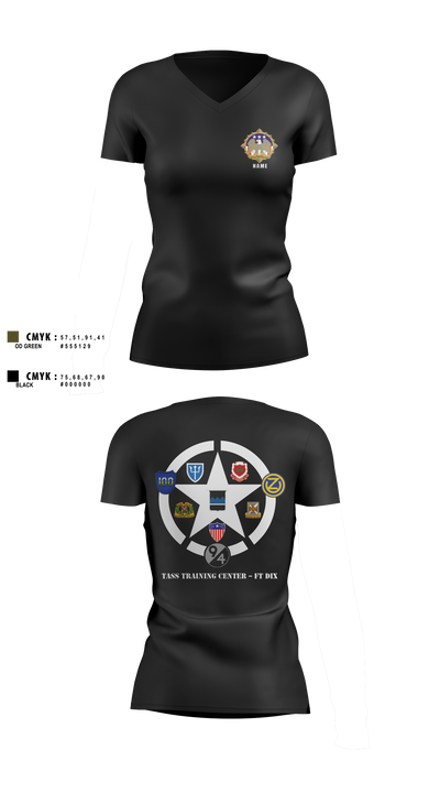 327th MCT Women's Short Sleeve V-neck Shirt - 16