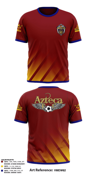 Short Sleeve Performance Shirt, Azteca, Men's Soccer, Teamtime, Team time, sublimation, custom sports apparel, team uniforms, spirit wear, spiritwear, sports uniforms, custom shirts, team store, custom team store, fundraiser sports, apparel fundraiser